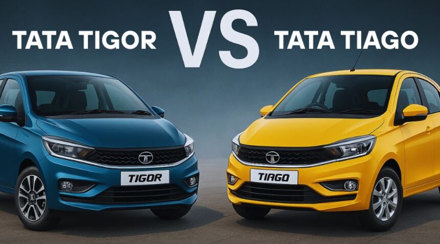 Tata Tigor Vs Tata Tiago